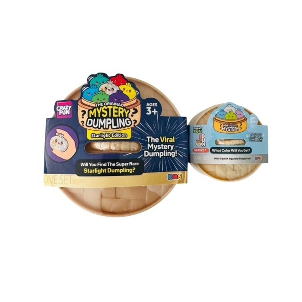 Crazy Fun Mystery Dumpling Starlight Edition & Mini Bun Series 1 Fidget Toy NEW